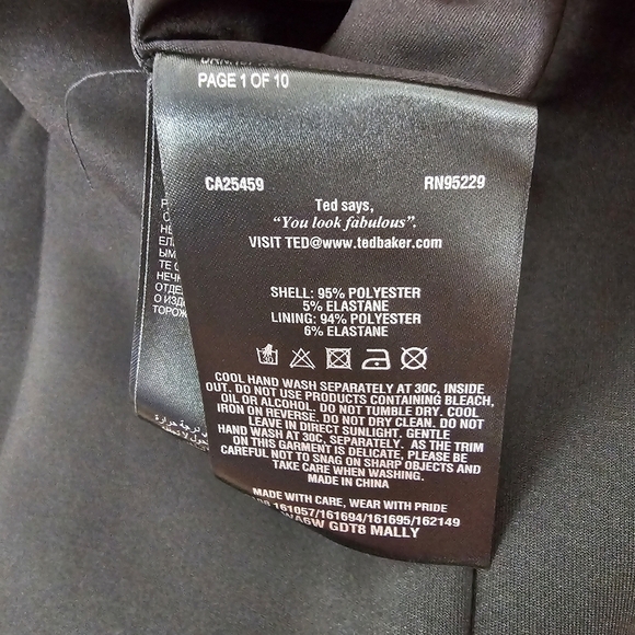 Ted Baker Mally Embellished Strap Bodycon Dress - Picture 6 of 7